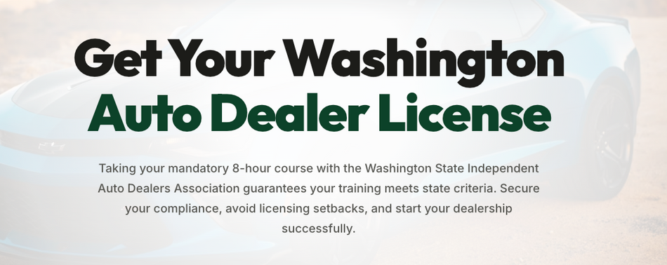 New Dealer Education (Zoom) 11/18 9am - 5pm