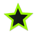 Black/Chartreuse
