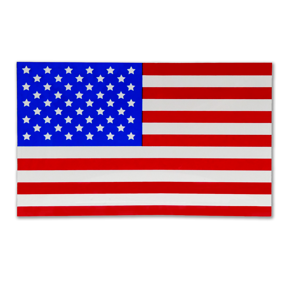 Large Adhesive U.S. Flag