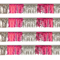 Magenta and Silver