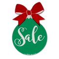 Green Ornament/Red Bow