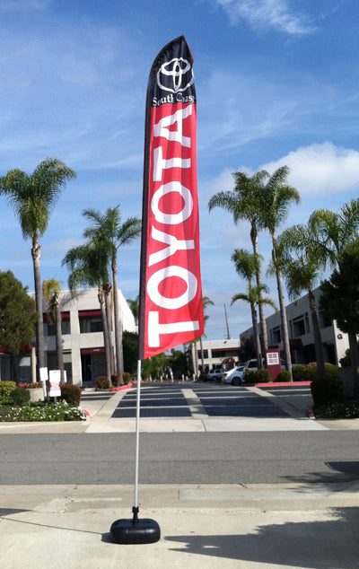 Swooper Flag & Pole Kit with Water Base