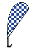 Checkered (Blue & White)