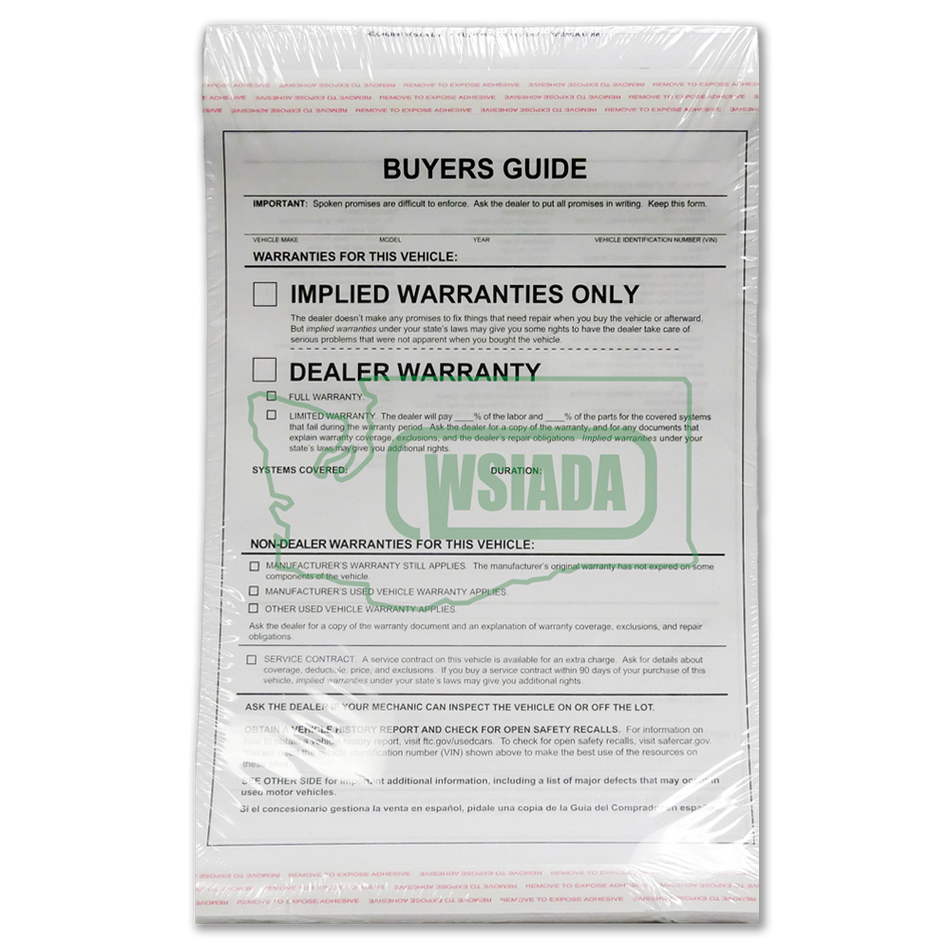 Buyer's Guide IMPLIED (Pack)