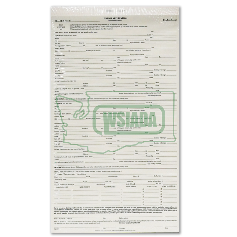 Credit Application