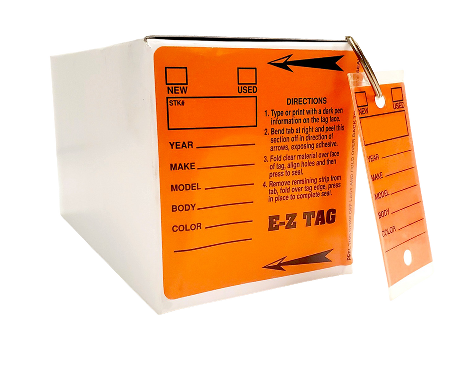 Self-Laminating Key Tags