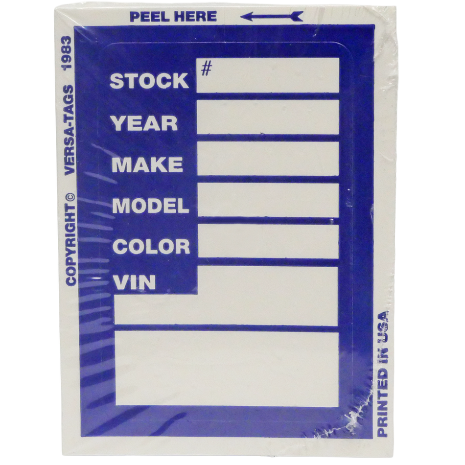 Stock Sticker - Versa Tag